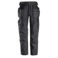 Snickers 6224 AllroundWork Canvas+ Stretch Work Trousers+ Holster Pockets